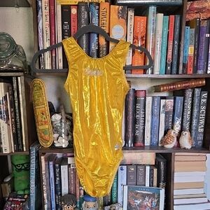 Shiny Gold Kids Bodysuit